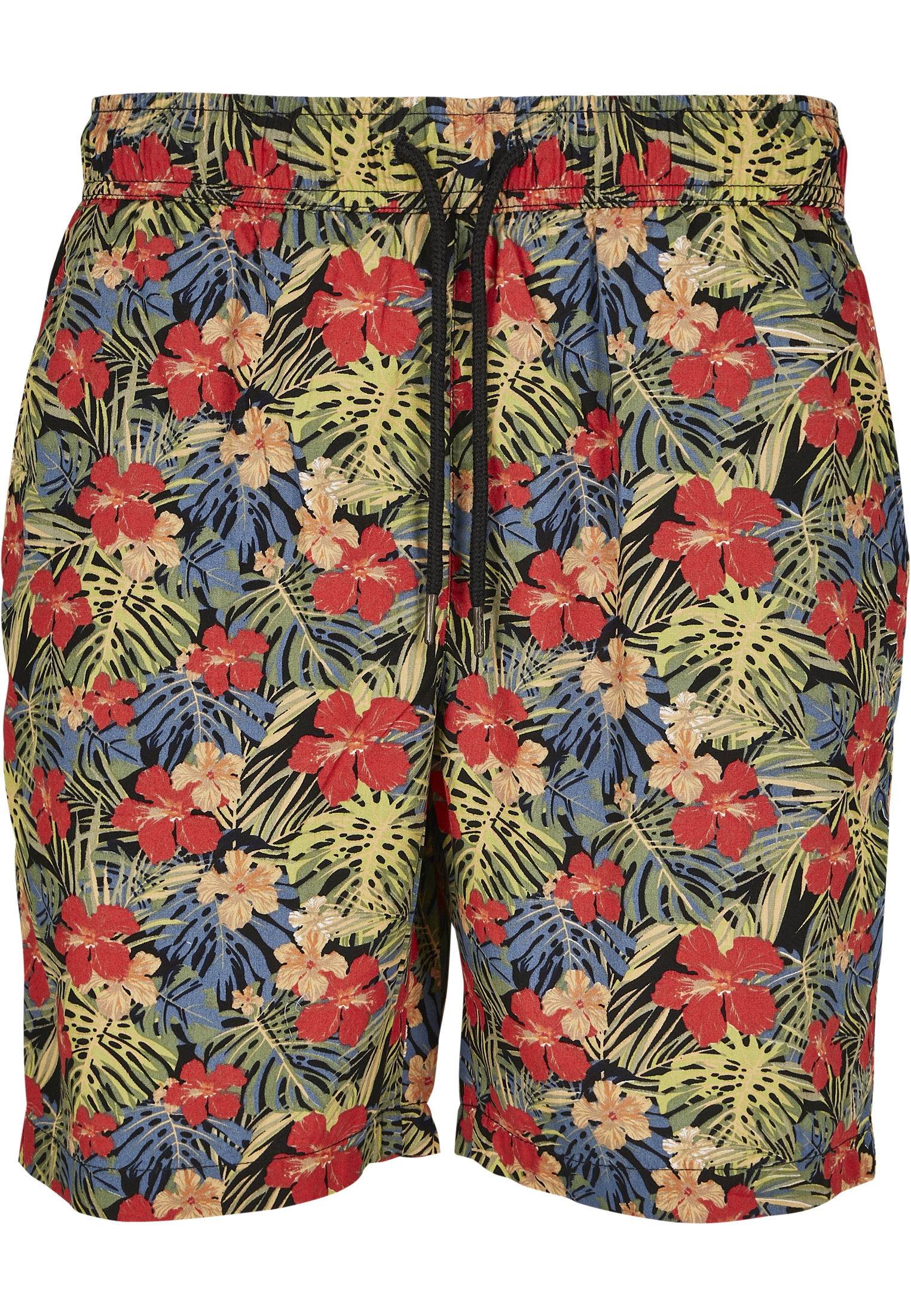 Plus Size Pattern Resort Shorts in Farbe black/tropical