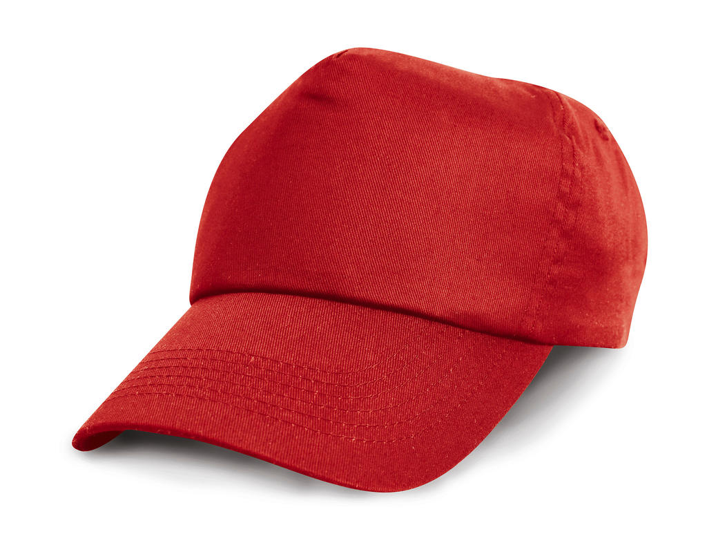  Cotton Cap in Farbe Red