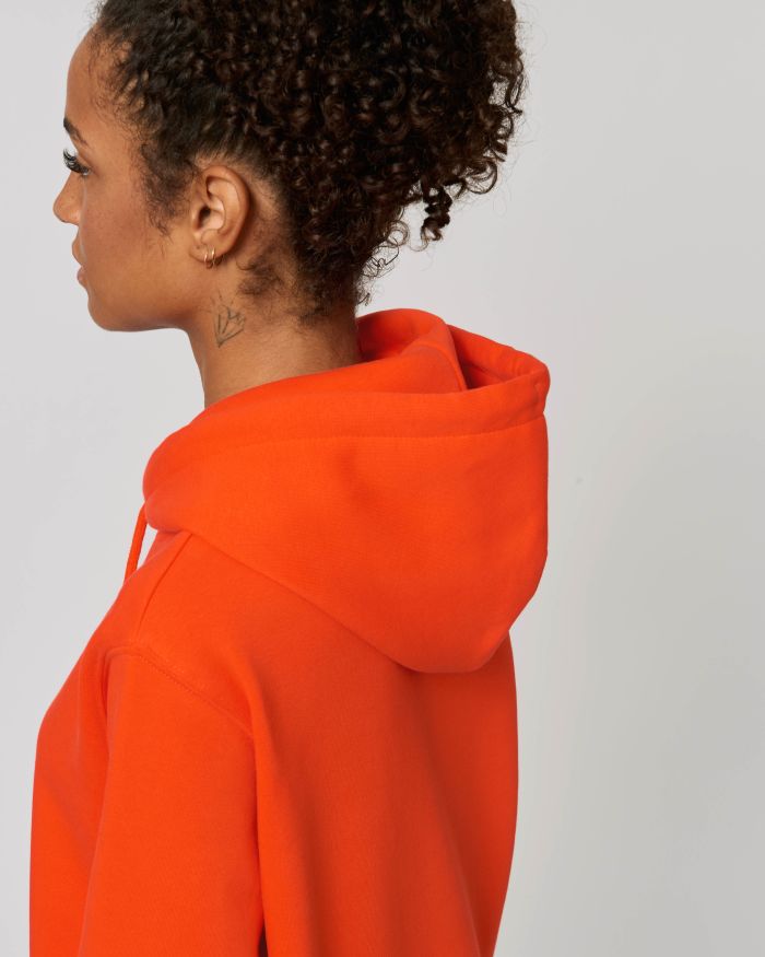 Sweatshirtkleid Stella Streeter in Farbe Tangerine