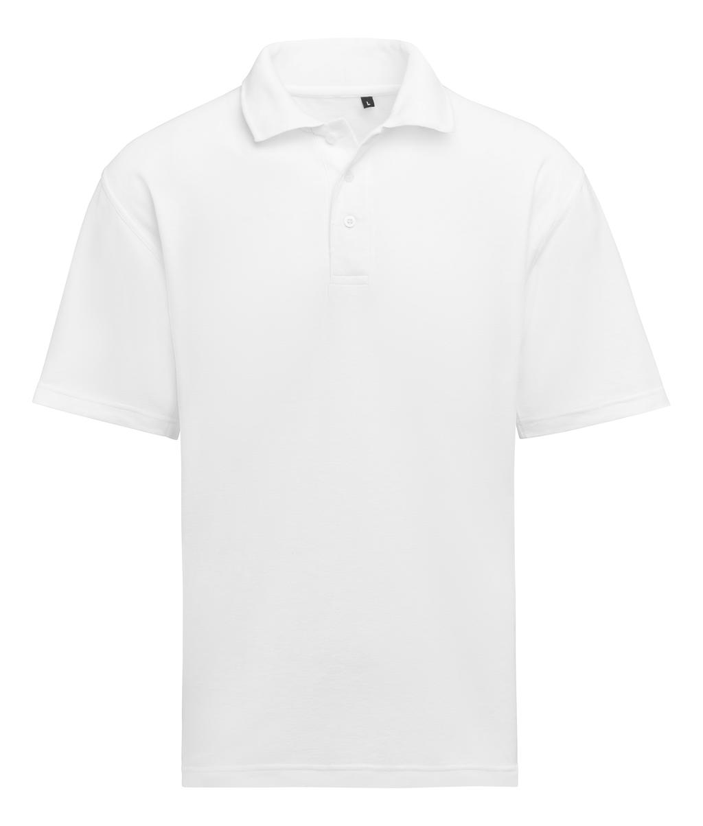  Unisex Polo in Farbe White