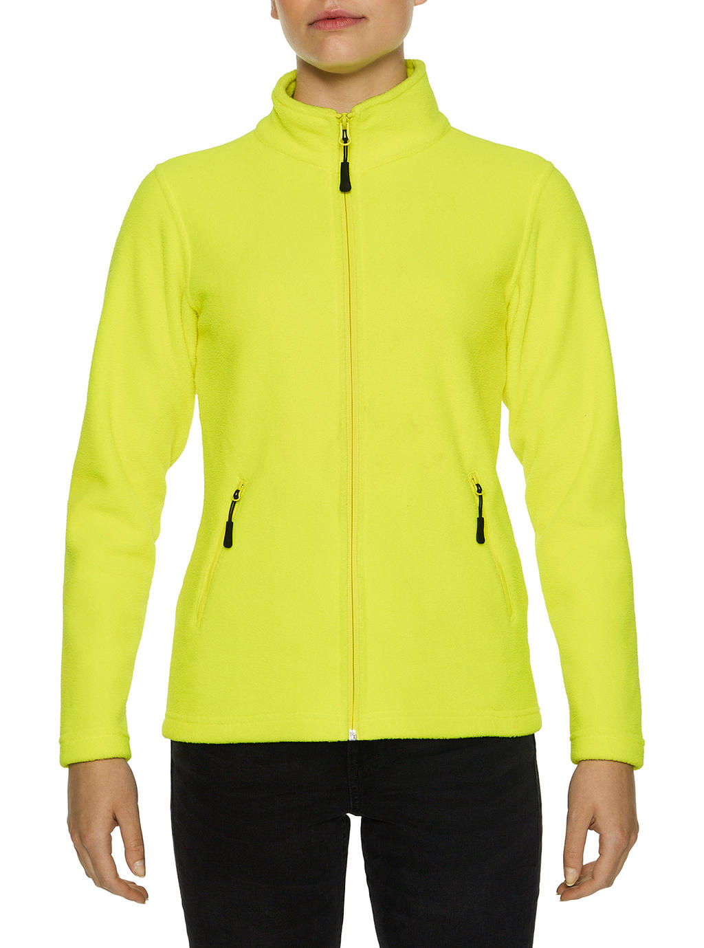  Hammer? Ladies Micro-Fleece Jacket in Farbe Safety Green