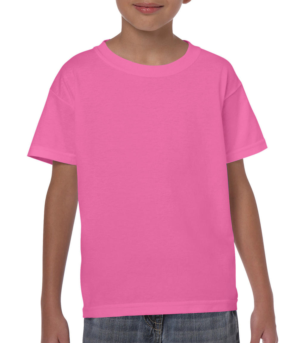  Heavy Cotton Youth T-Shirt in Farbe Azalea