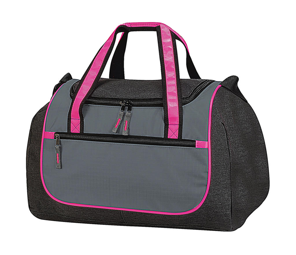  Rhodes Sports Holdall in Farbe Grey/Charcoal Mel/Hot Pink