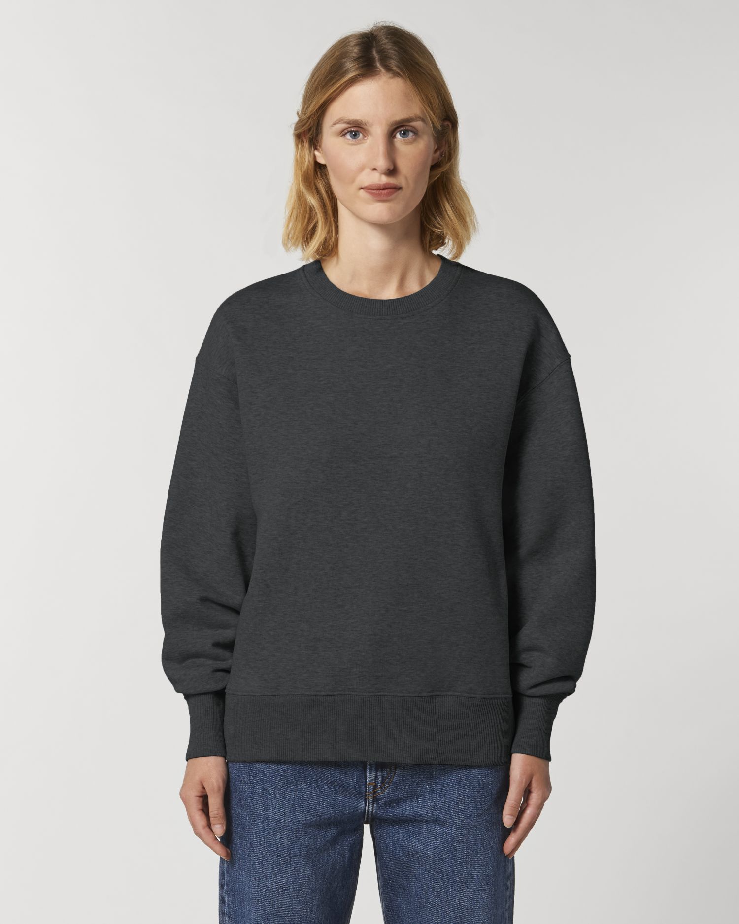 Crew neck sweatshirts Radder in Farbe Dark Heather Grey