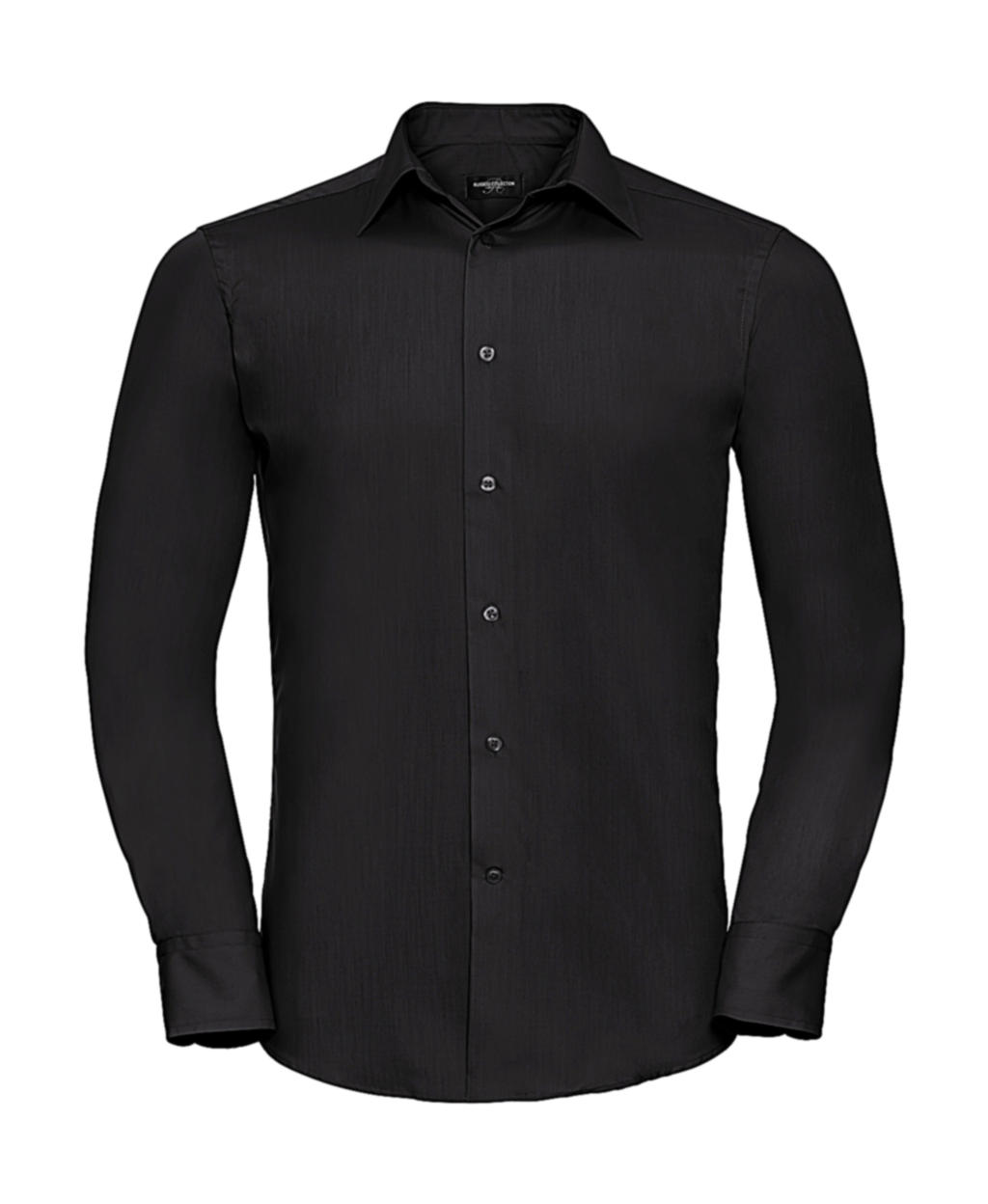  Tailored Poplin Shirt LS in Farbe Black