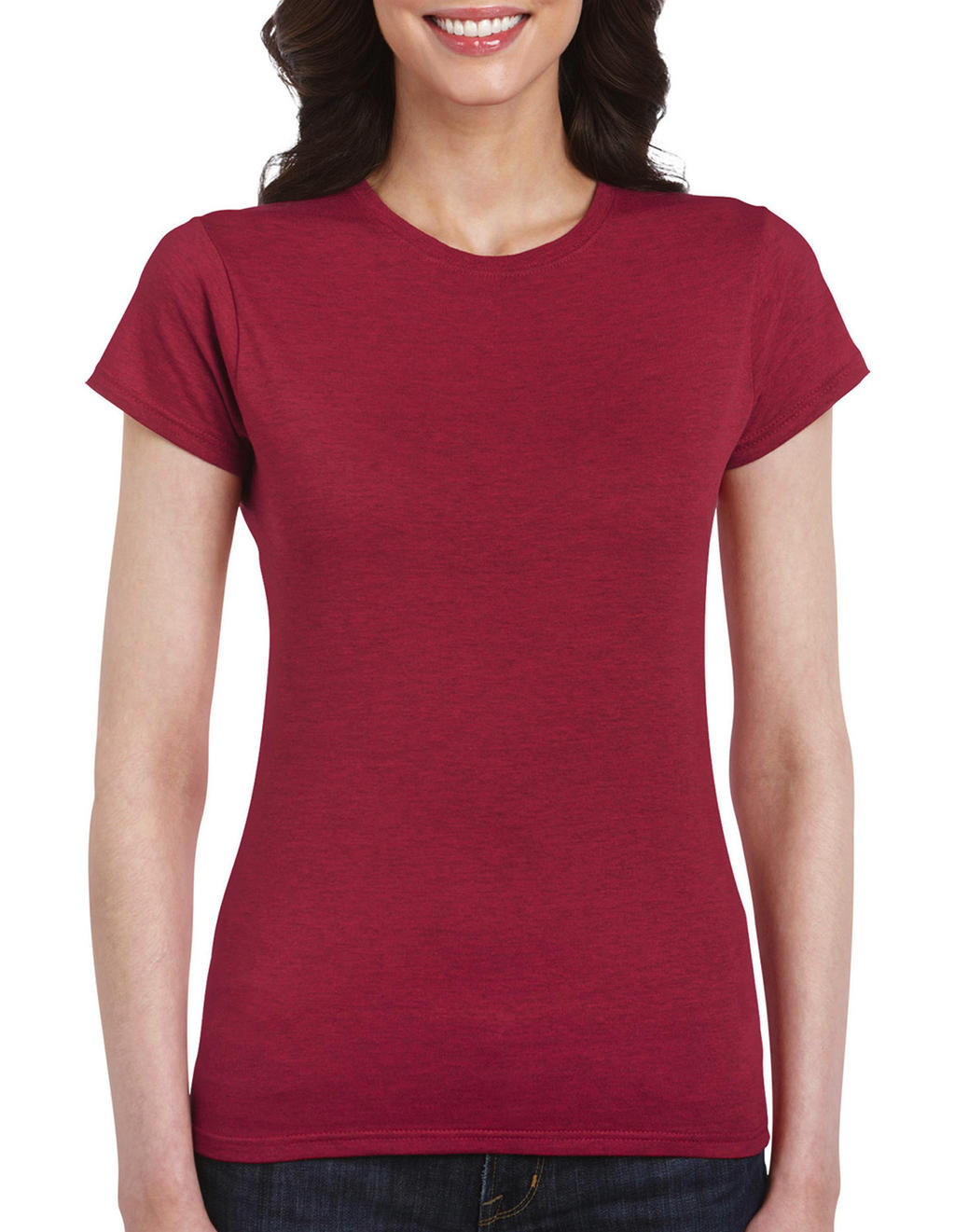 Softstyle? Ladies T-Shirt in Farbe Antique Cherry Red