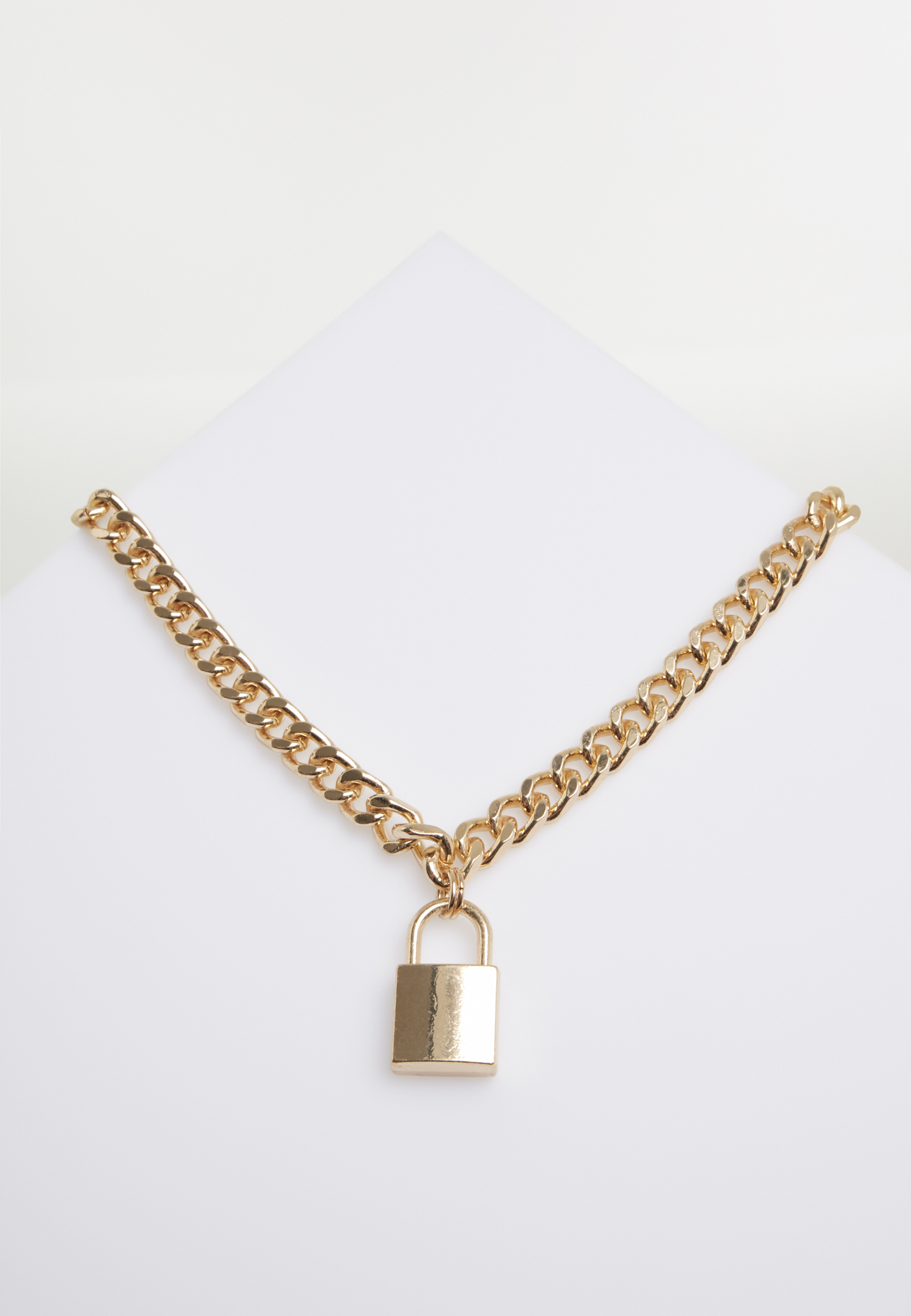 Schmuck Padlock Necklace in Farbe gold