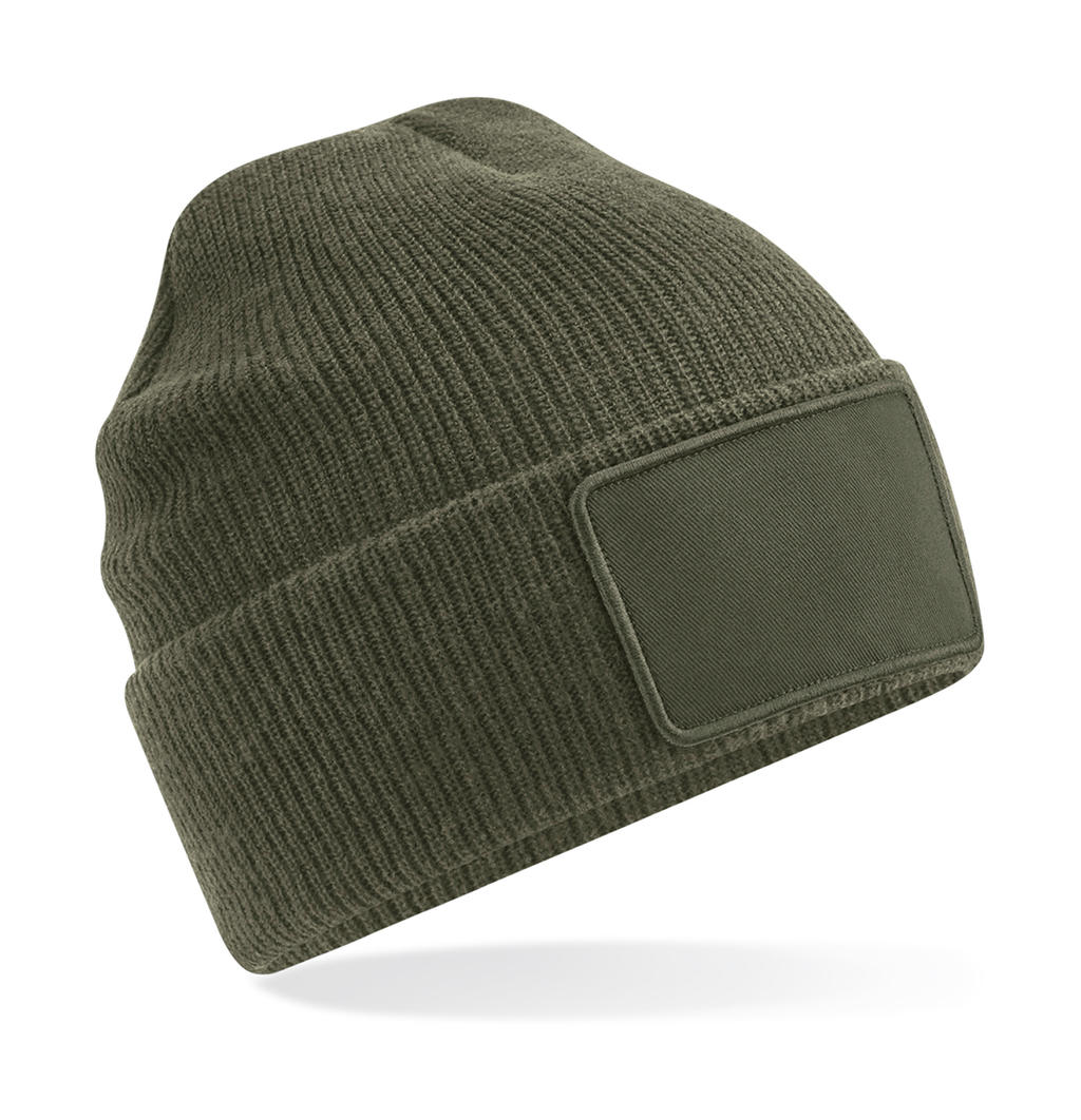  Removable Patch Thinsulate? Beanie in Farbe Military Green