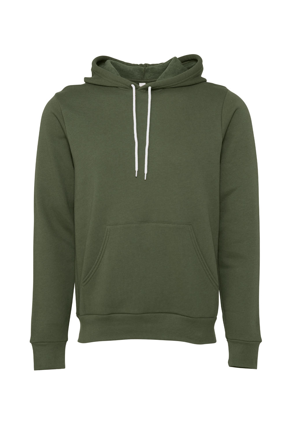  Unisex Poly-Cotton Pullover Hoodie in Farbe Military Green