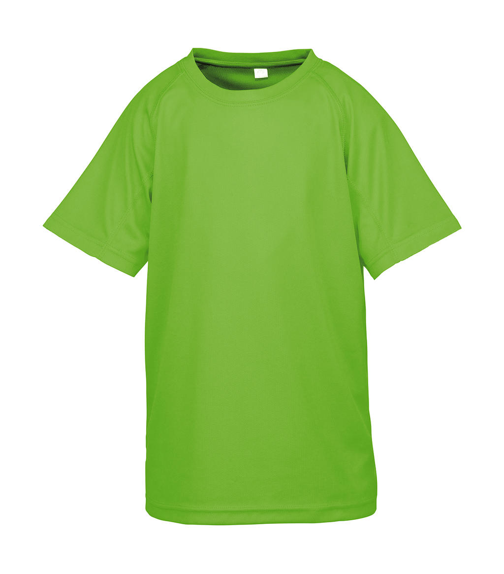  Junior Performance Aircool Tee in Farbe Lime