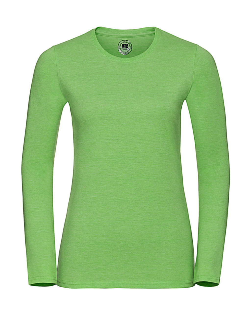  Ladies Long Sleeve HD T in Farbe Green Marl