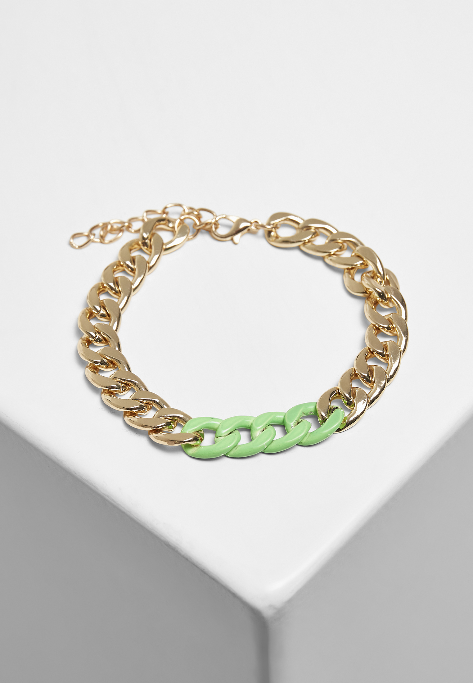 Schmuck Colored Basic Bracelet in Farbe gold/neongreen