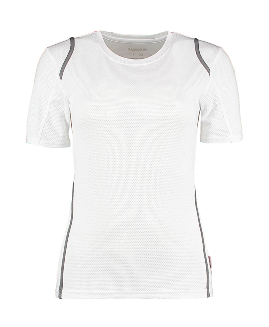  Womens Regular Fit Cooltex? Contrast Tee in Farbe White/Grey