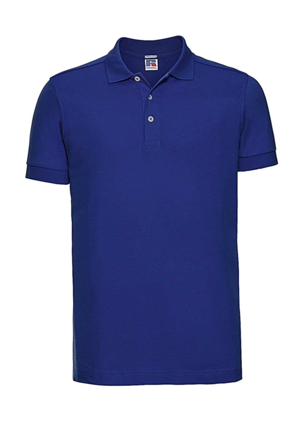  Mens Fitted Stretch Polo in Farbe Bright Royal