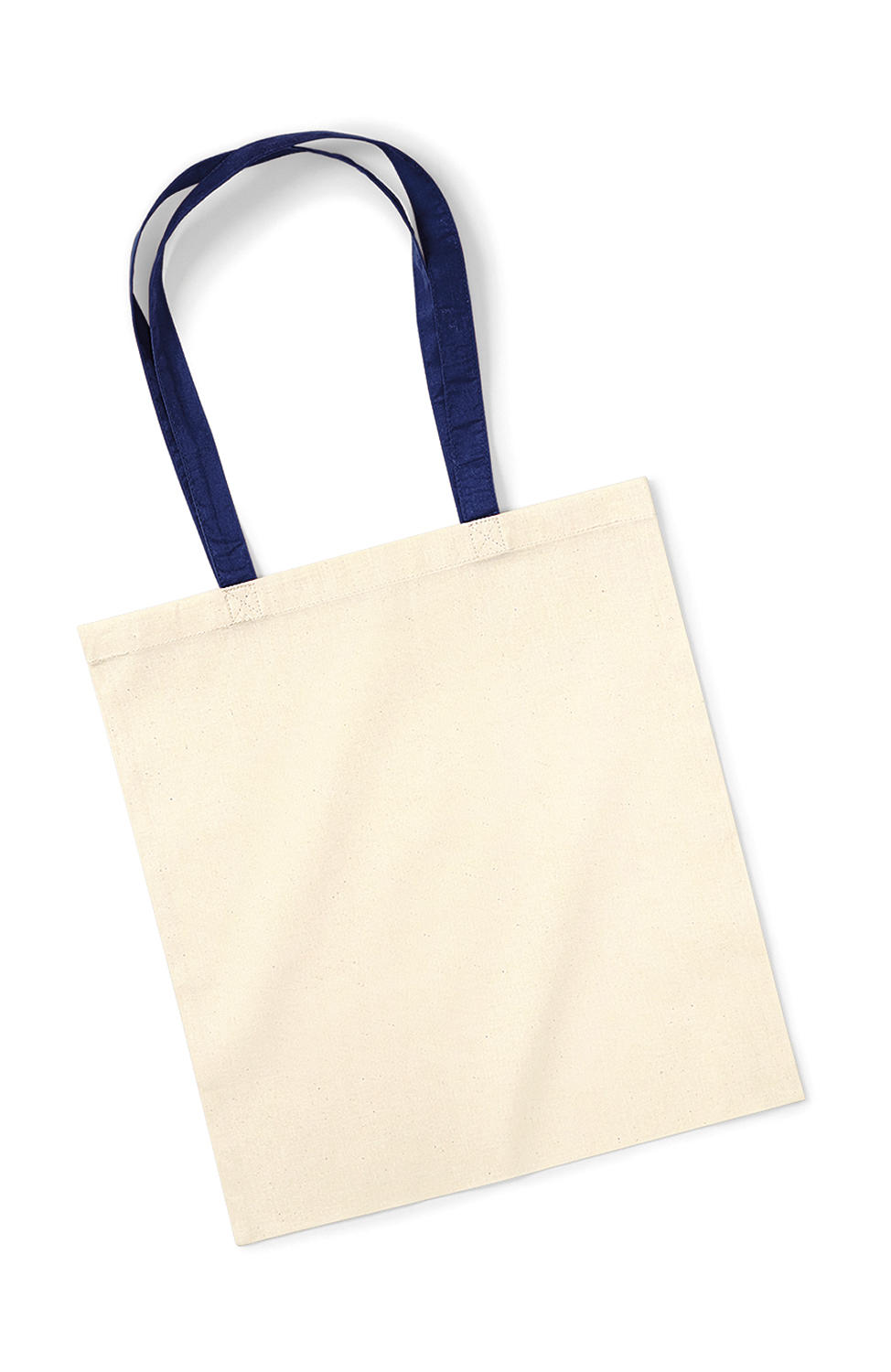  Bag for Life - Contrast Handles in Farbe Natural/French Navy