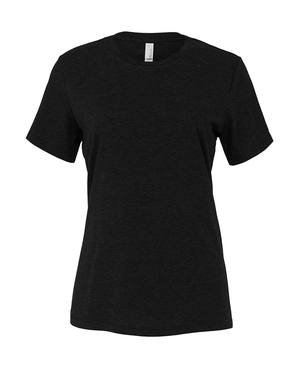  Womens Relaxed Jersey Short Sleeve Tee in Farbe Black Heather