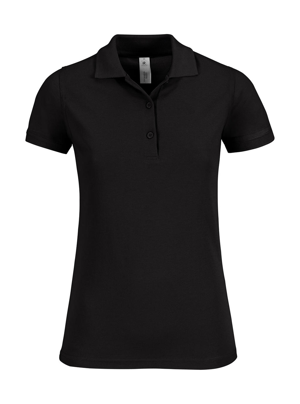  Safran Timeless/women Polo in Farbe Black