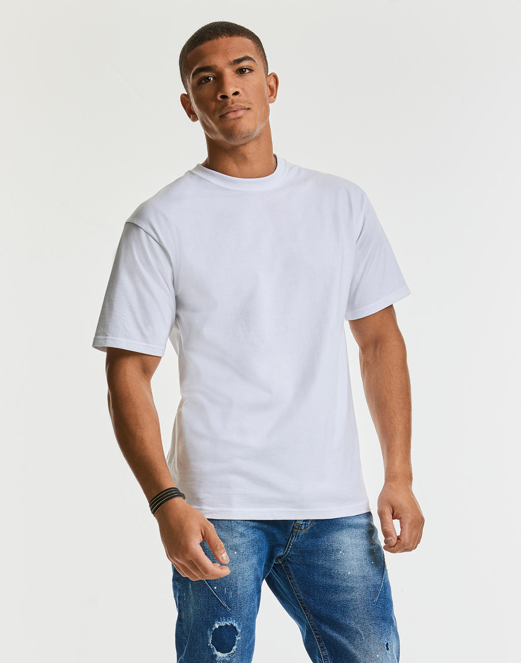  Classic Heavyweight T-Shirt in Farbe White