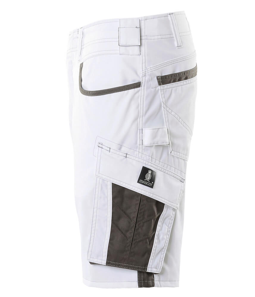 Shorts UNIQUE Shorts in Farbe Wei?/Dunkelanthrazit