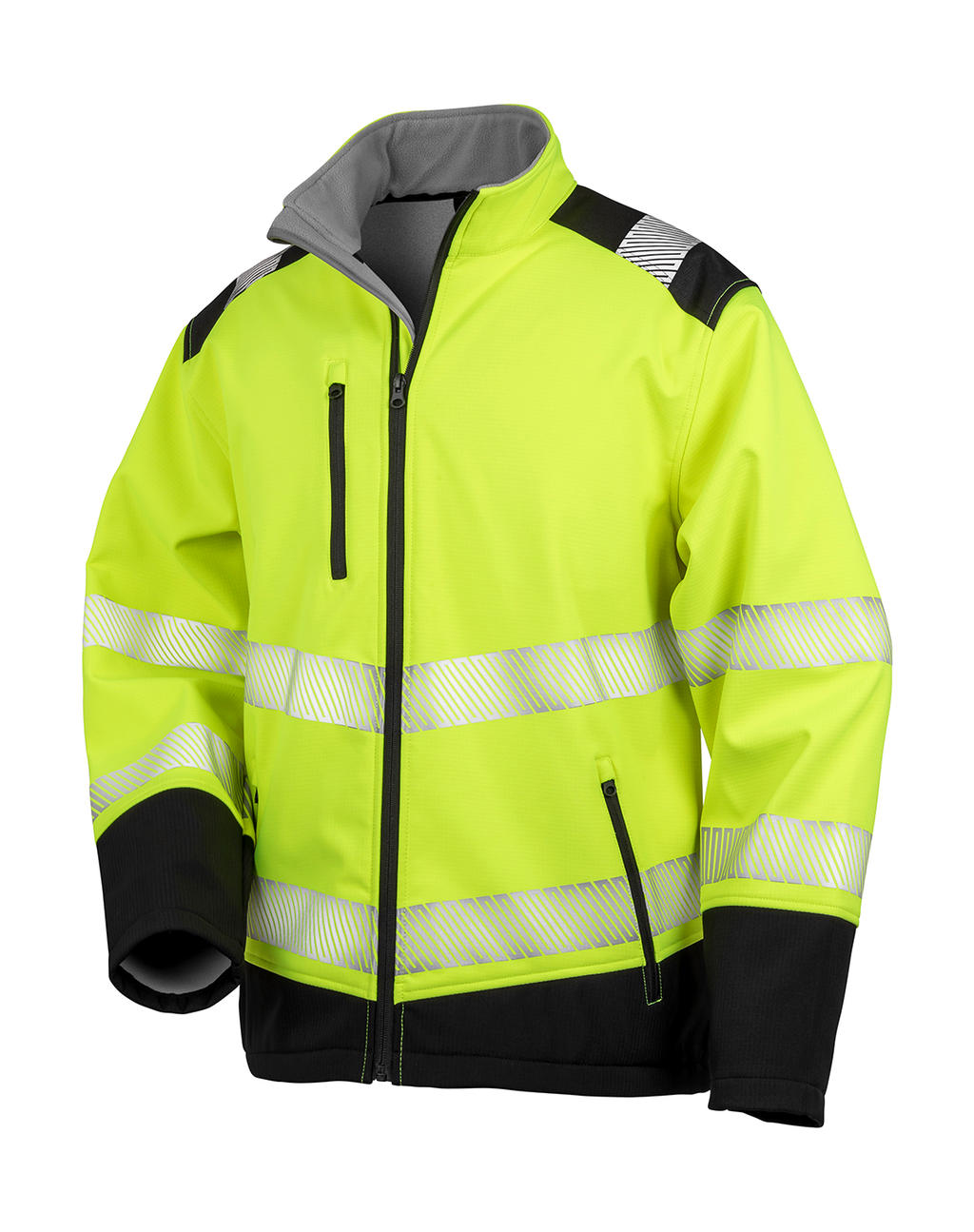  Printable Ripstop Safety Softshell in Farbe Fluorescent Yellow/Black