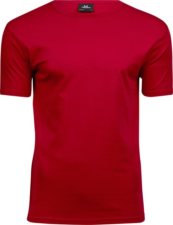 Mens Interlock T-Shirt in Farbe Red