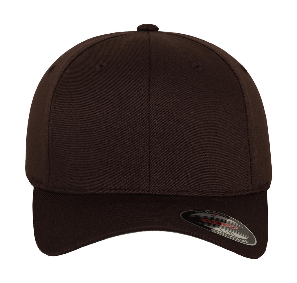  Fitted Baseball Cap in Farbe Brown