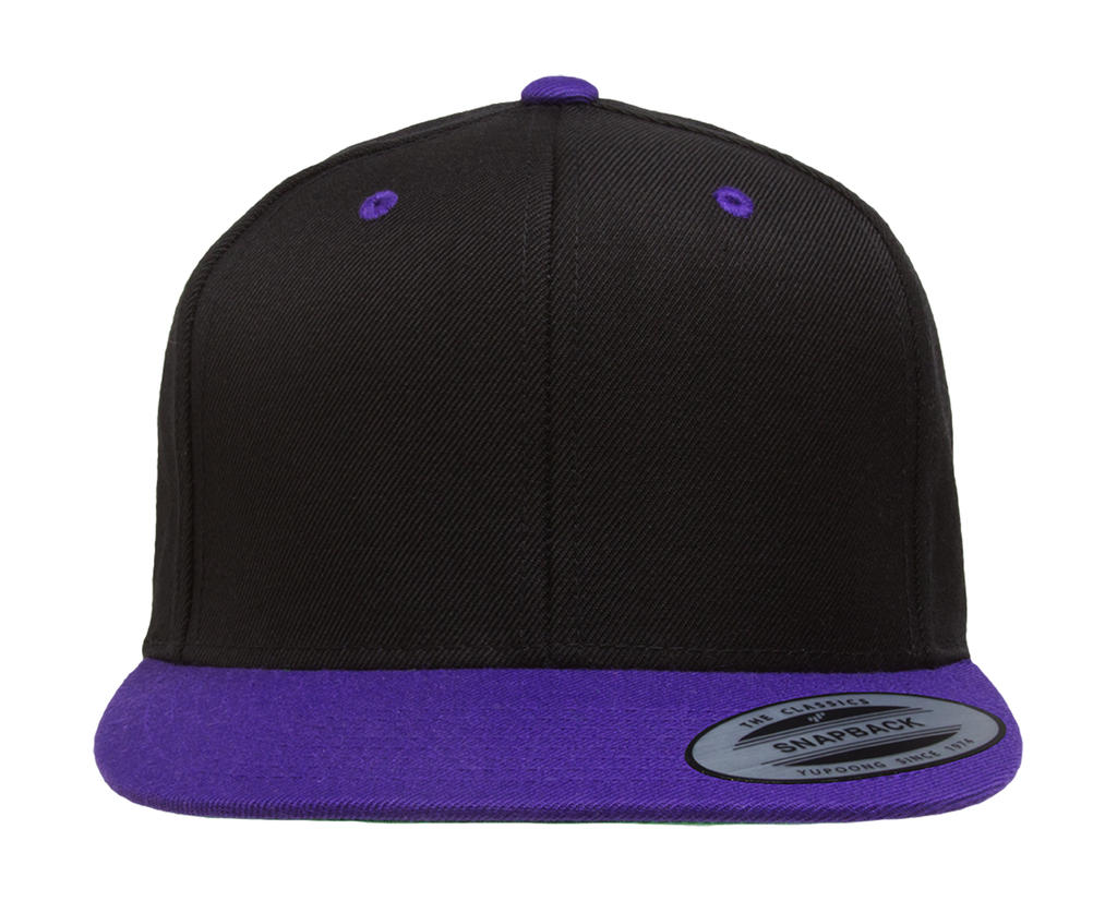  Classic Snapback 2-Tone Cap in Farbe Black/Purple