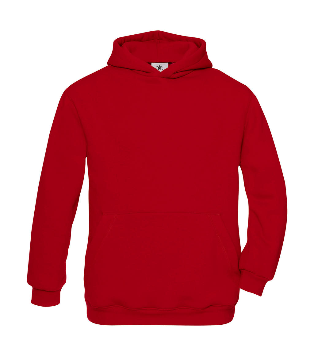  Hooded/kids Sweat in Farbe Red