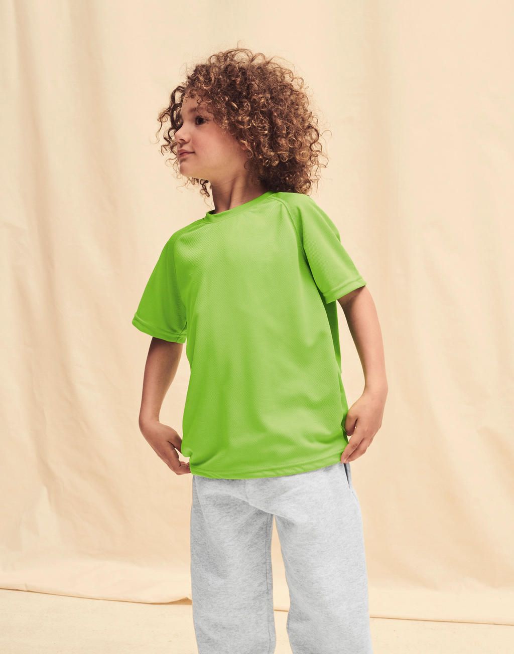  Kids Performance T in Farbe White