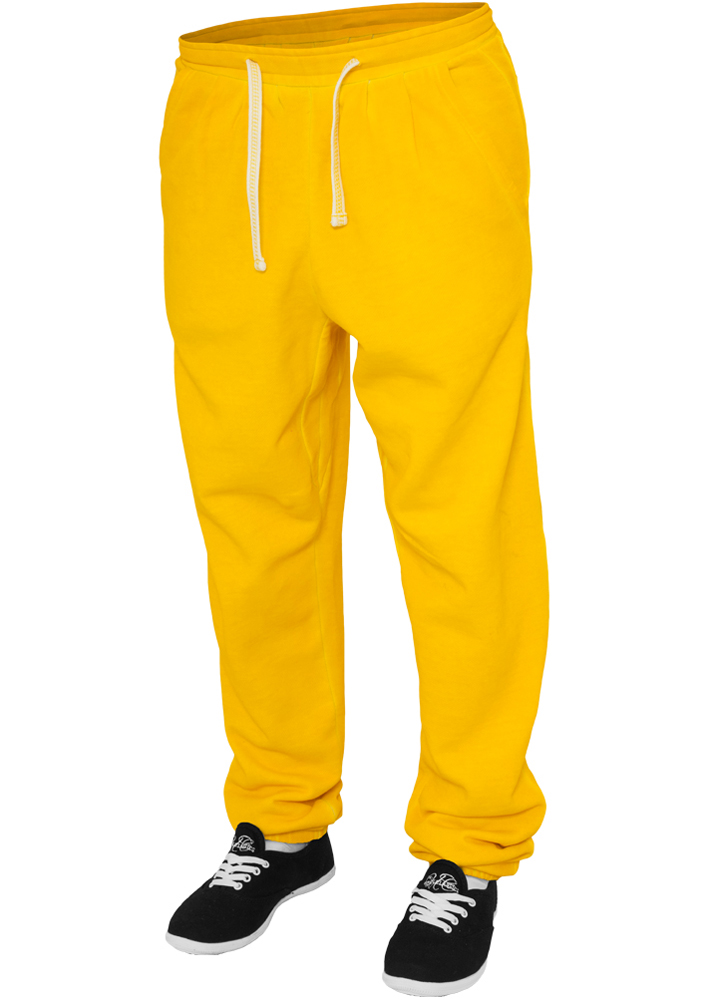 Sweatpants Ladies Spray Dye Sweatpant in Farbe yellow