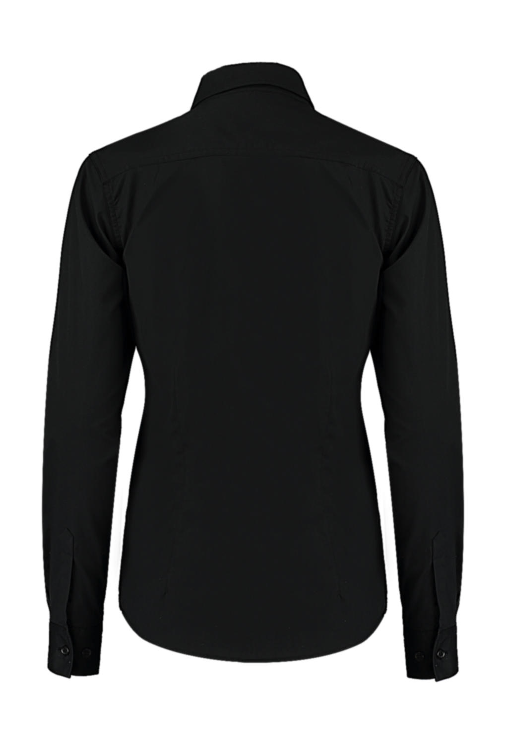  Womens Tailored Fit Shirt in Farbe Black