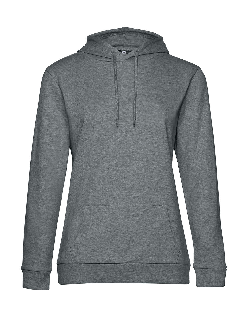  #Hoodie /women French Terry in Farbe Heather Mid Grey