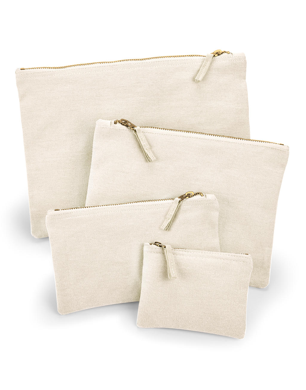  Canvas Accessory Pouch in Farbe Natural