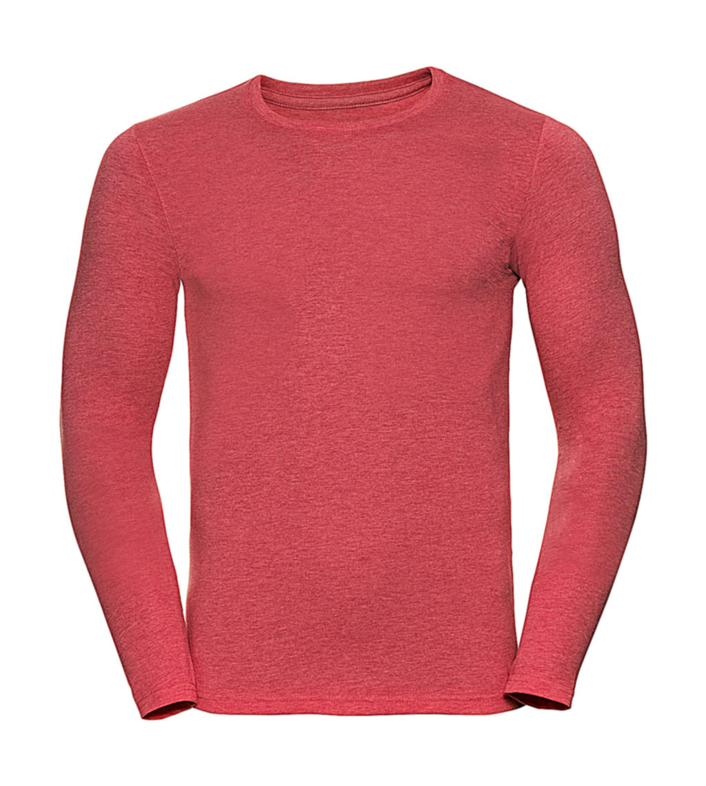  Men?s Long Sleeve HD T in Farbe Red Marl