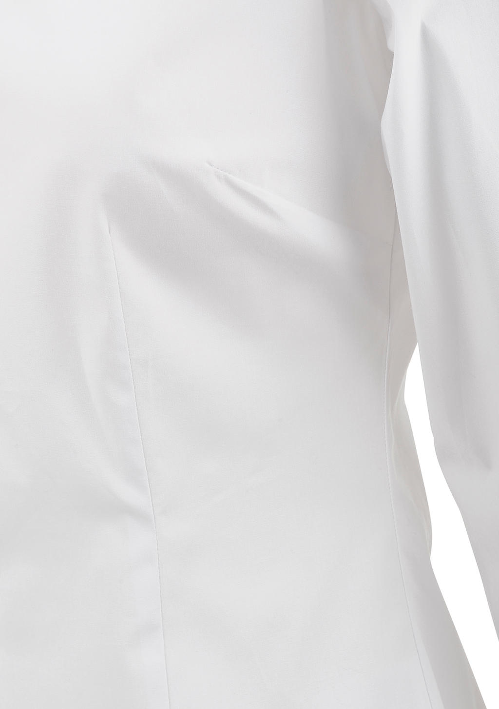  Black Tie LSL/women Poplin Shirt in Farbe White