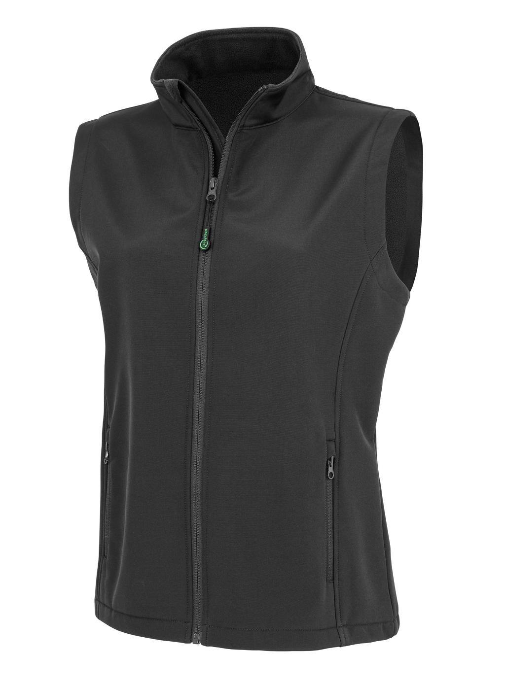  Womens Recycled 2-Layer Printable Softshell B/W in Farbe Black