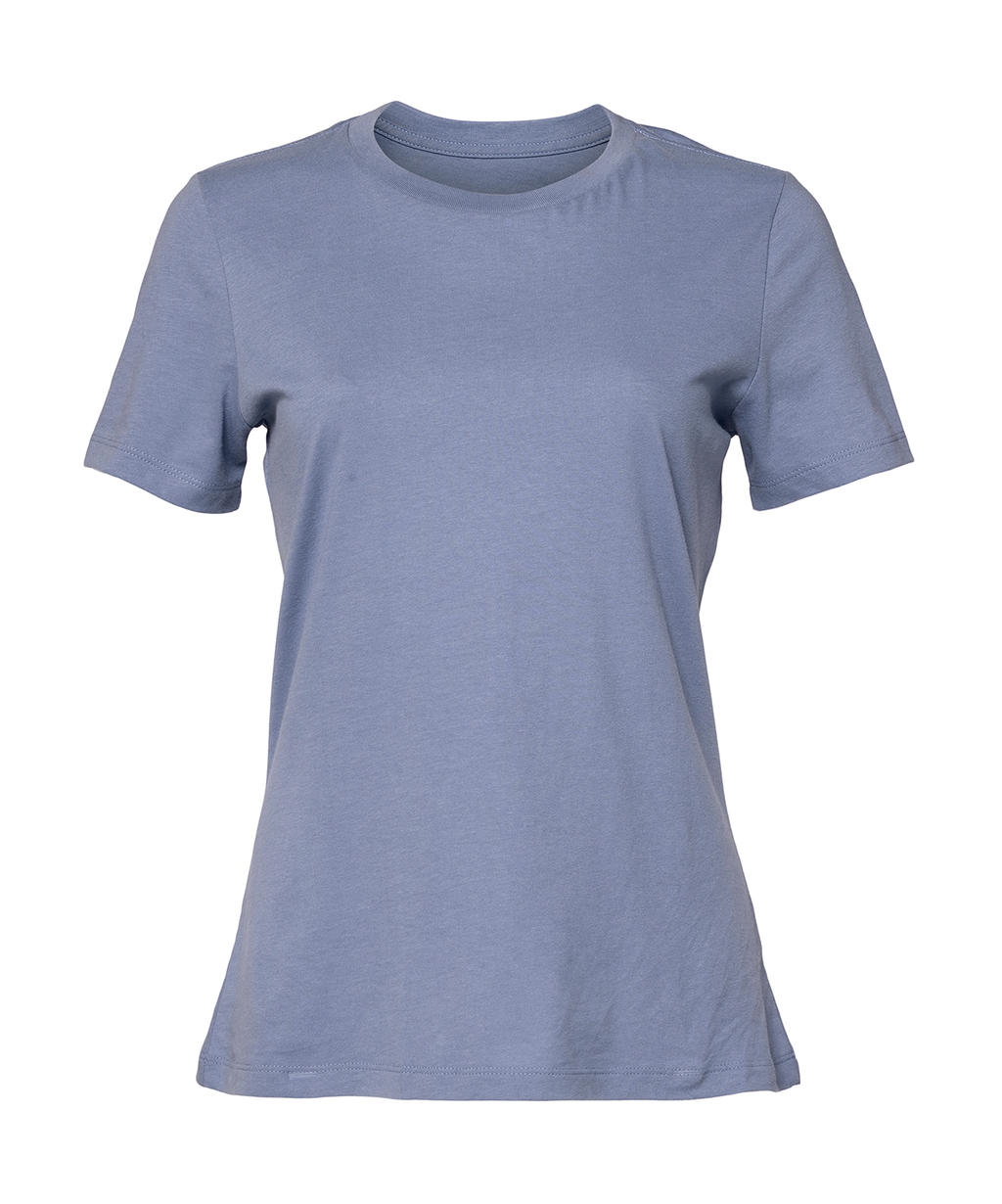  Womens Relaxed Jersey Short Sleeve Tee in Farbe Lavender Blue