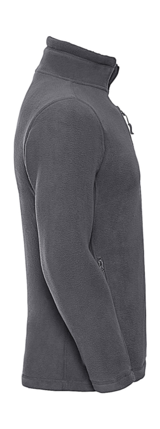  Mens Full Zip Outdoor Fleece in Farbe Black
