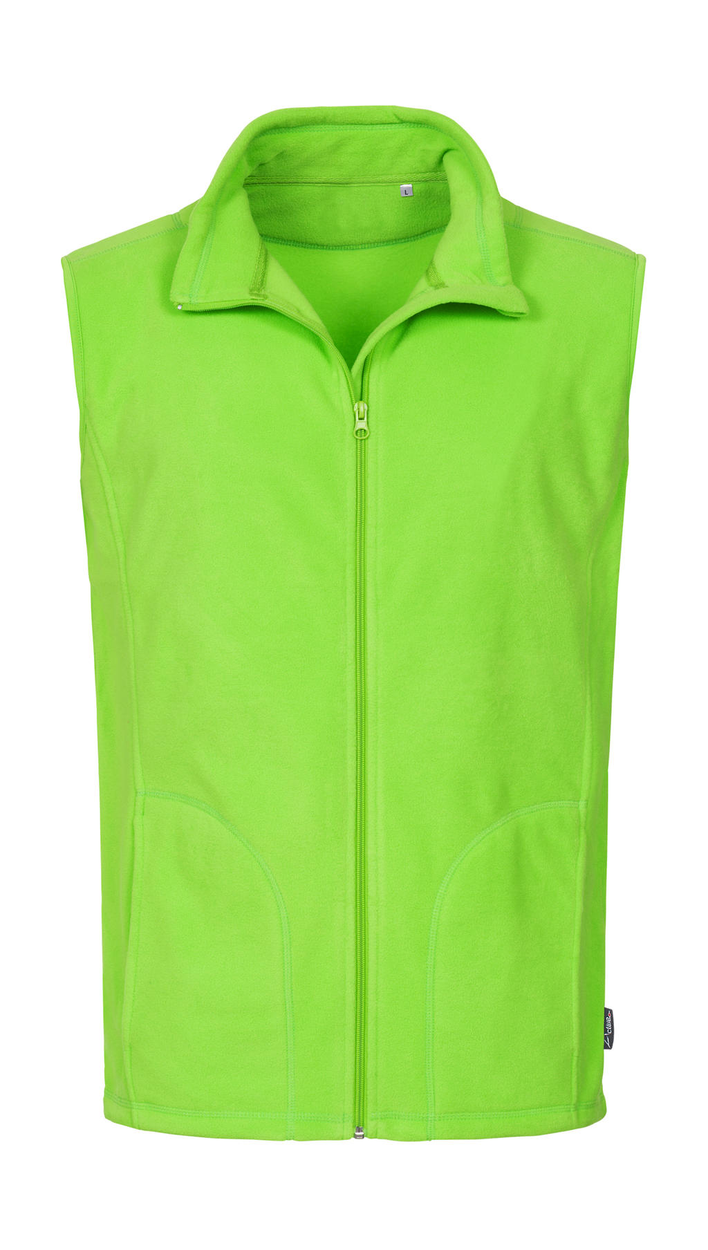  Fleece Vest in Farbe Kiwi Green