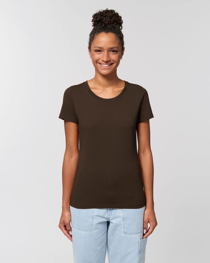 T-Shirt Stella Expresser in Farbe Deep Chocolate