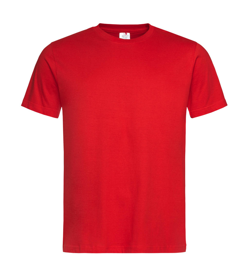  Classic-T Organic Unisex Crew Neck in Farbe Scarlet Red