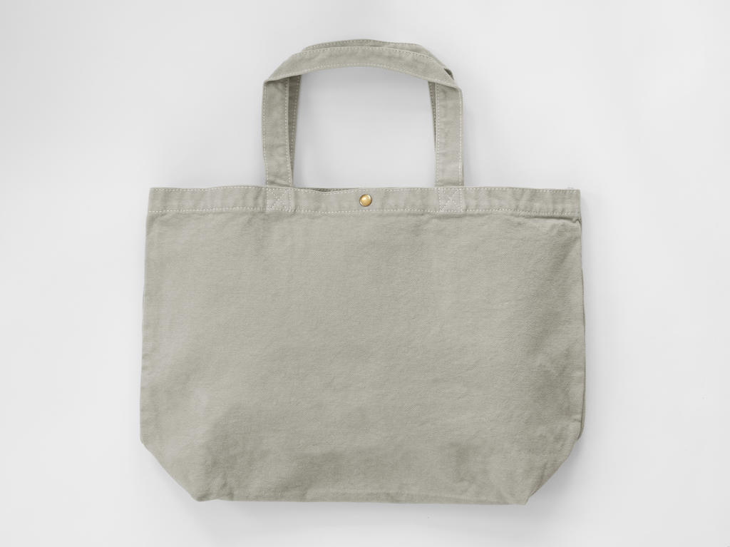  Large Canvas Shopper in Farbe Neutral Grey