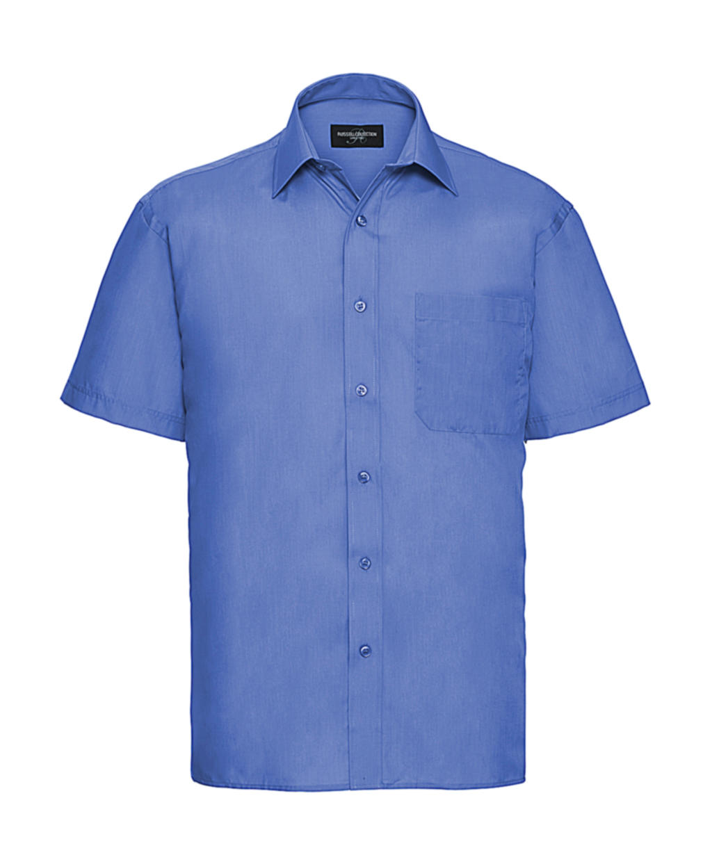  Poplin Shirt in Farbe Corporate Blue