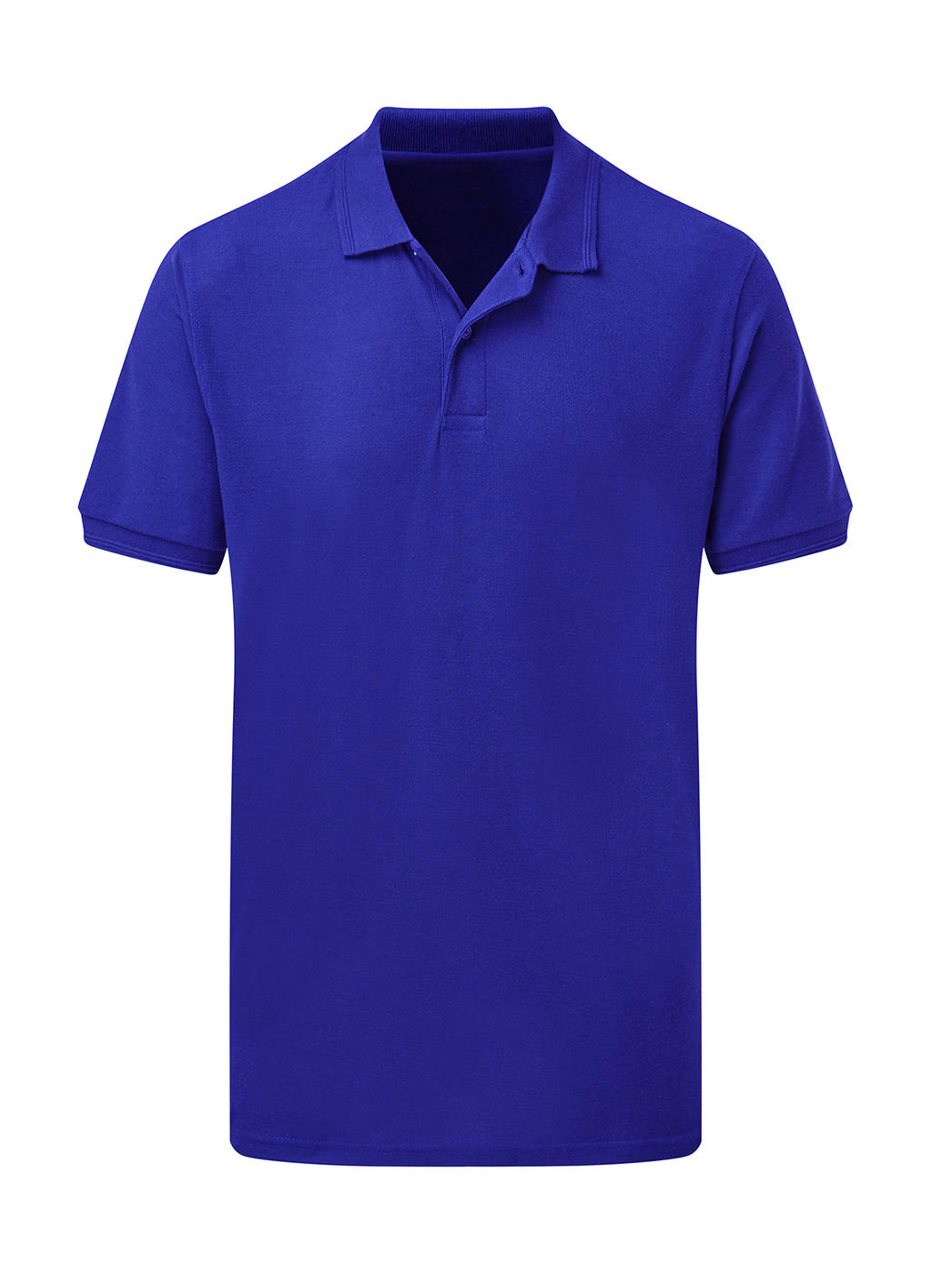  Mens Poly Cotton Polo in Farbe Royal Blue