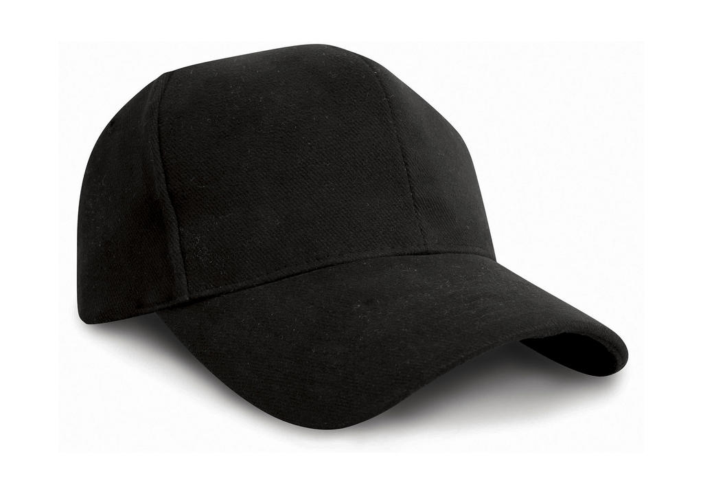  Pro-Style Heavy Cotton Cap in Farbe Black