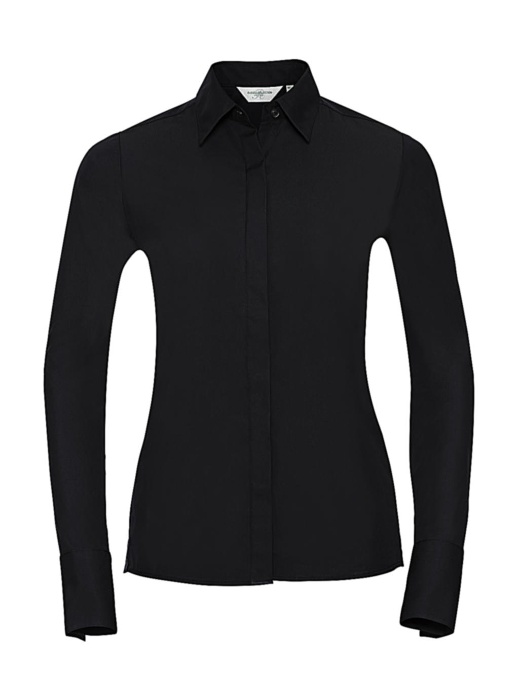  Ladies LS Ultimate Stretch Shirt in Farbe Black