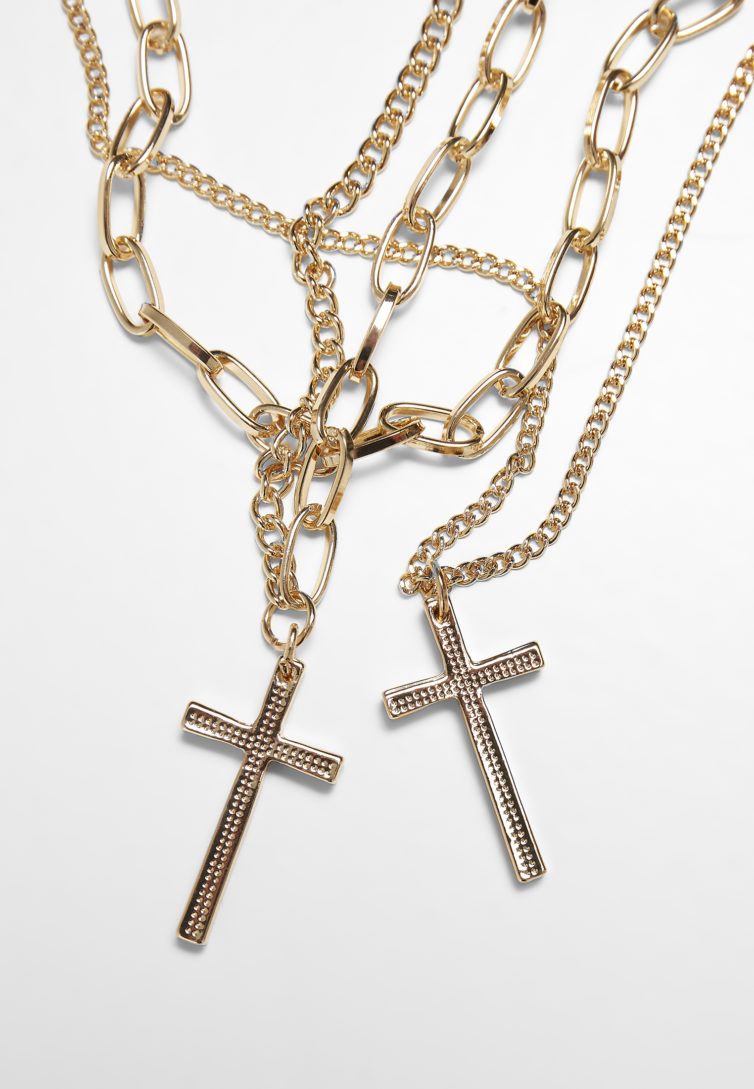 Schmuck Layering Cross Necklace in Farbe gold