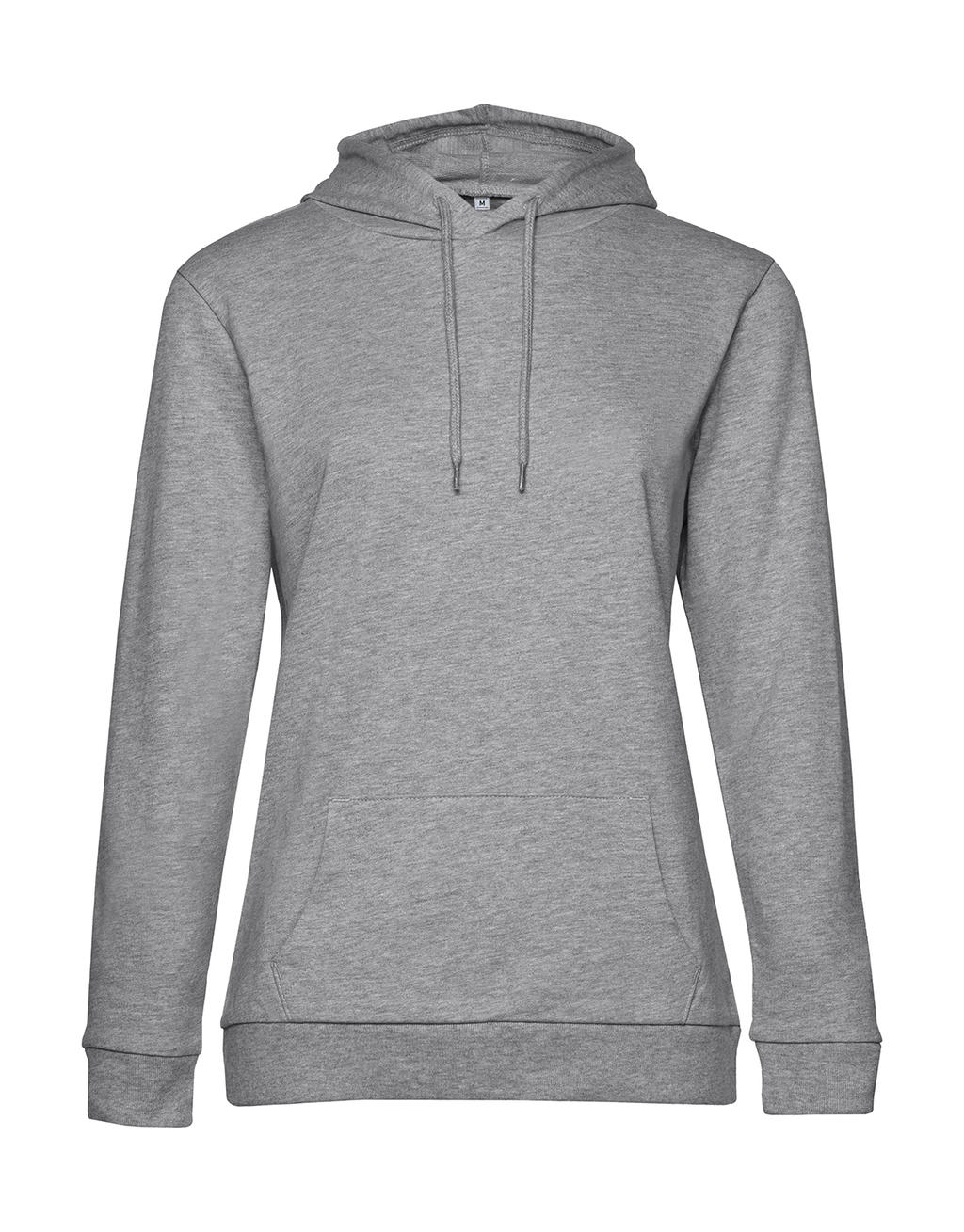  #Hoodie /women French Terry in Farbe Heather Grey