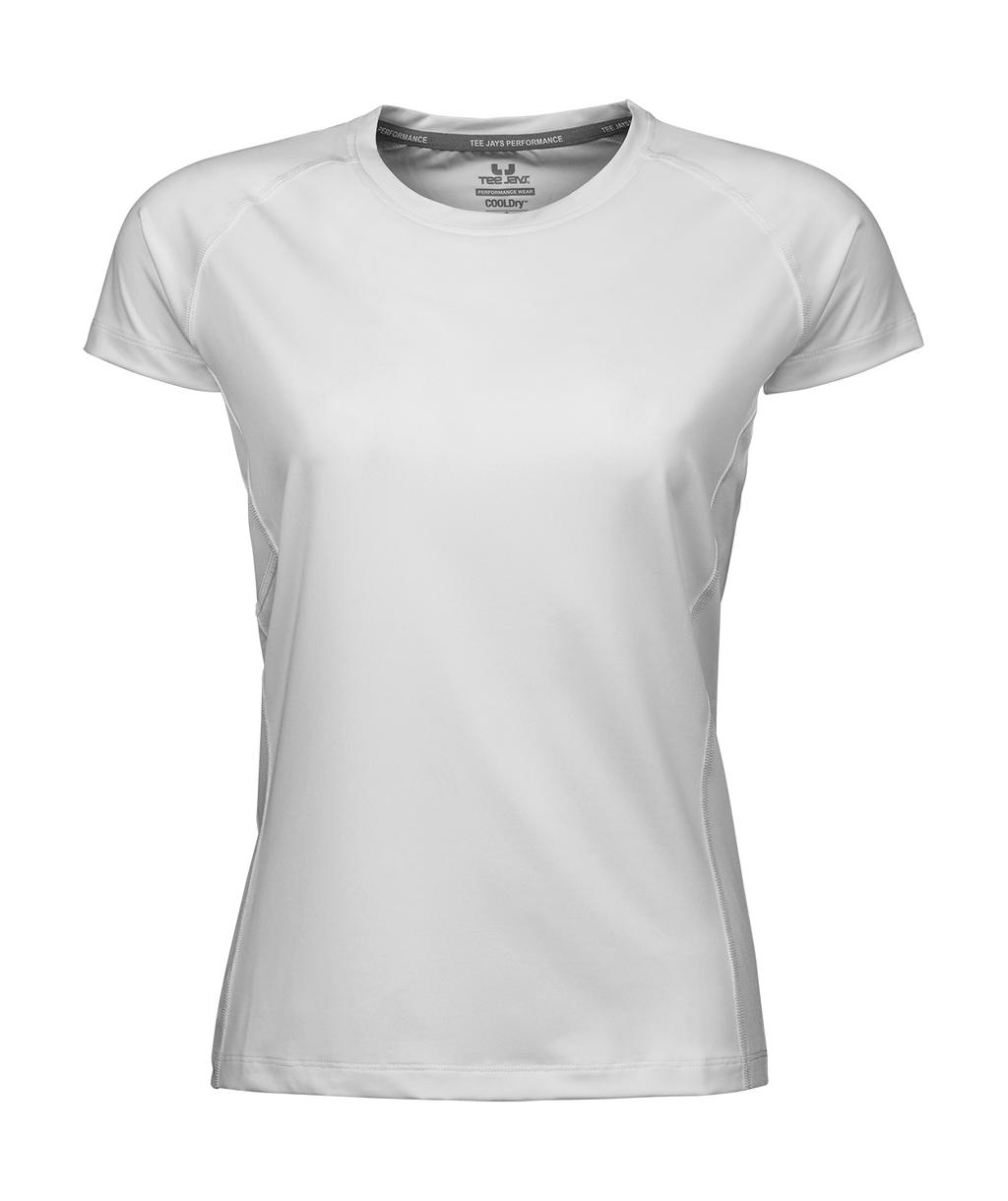  COOLdry Ladies Tee in Farbe White