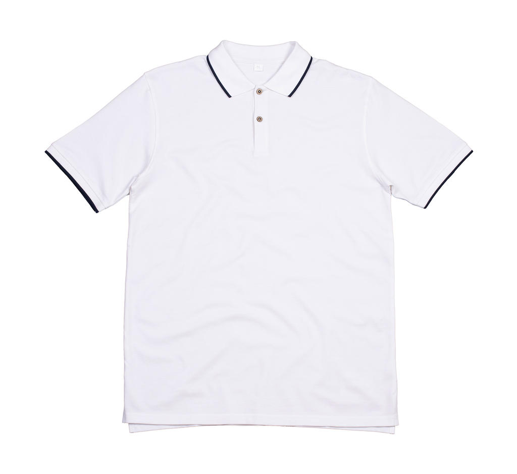  The Tipped Polo in Farbe White/Navy